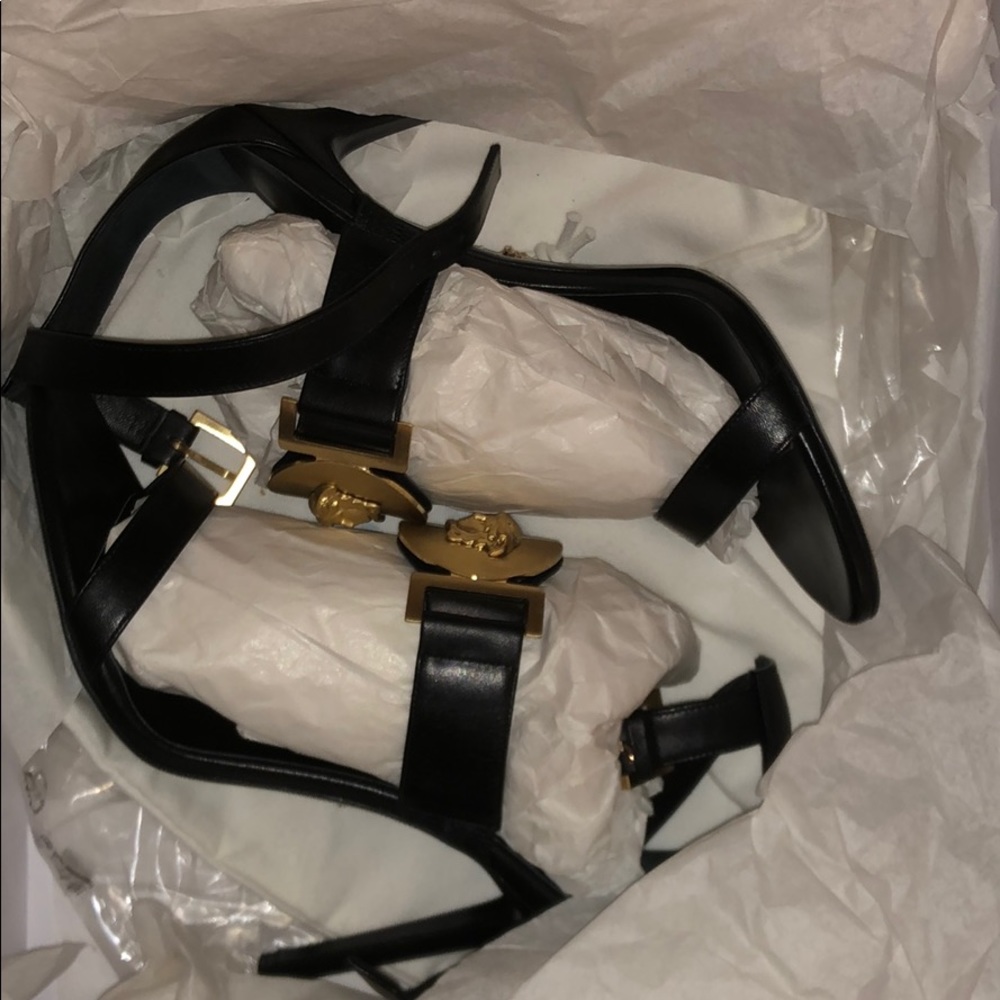 Versace sandal heels